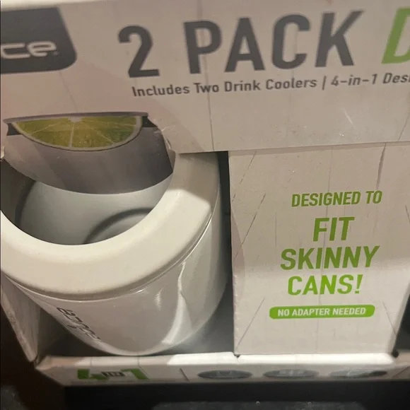 Reduce 2 Pack Drink Cooler - White and Green - Picture 6 of 11